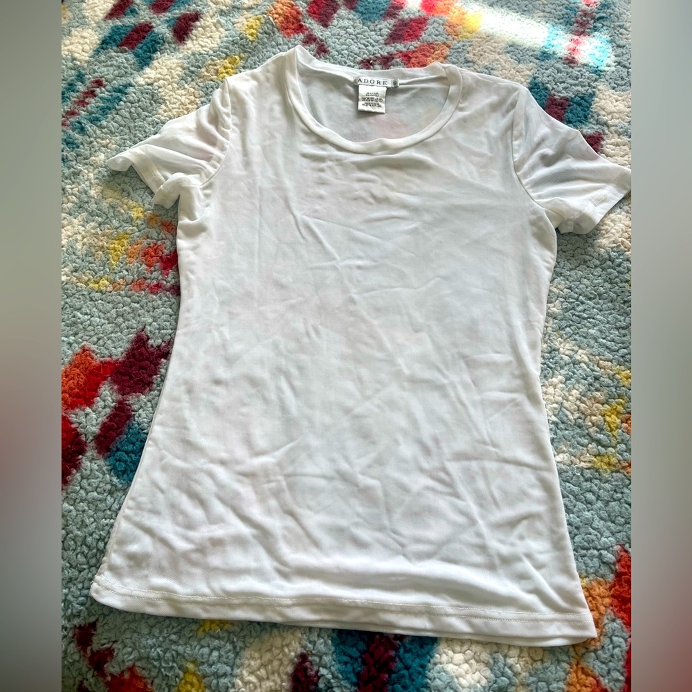 Adore white mesh t-shirt